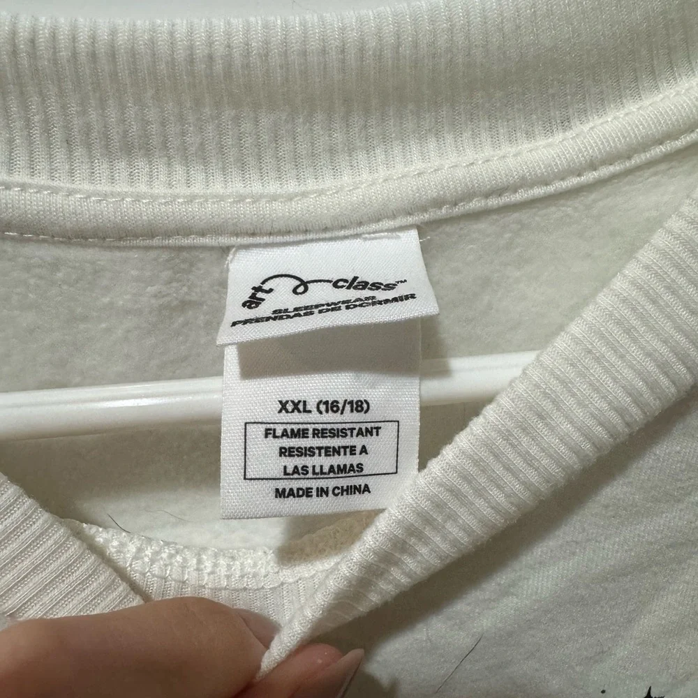 Art Class White Flame Resistant Top